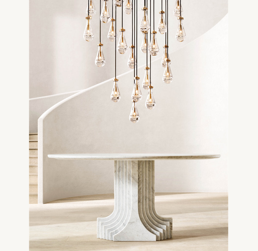 Rain Round Chandelier 36"