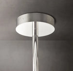 Glass Globe Mobile Six-Arm Chandelier 55"