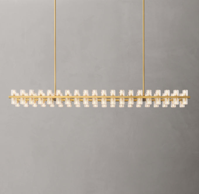 Arcachon LED Rectangular Chandelier 72"