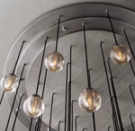 Pearl Round Chandelier 60"