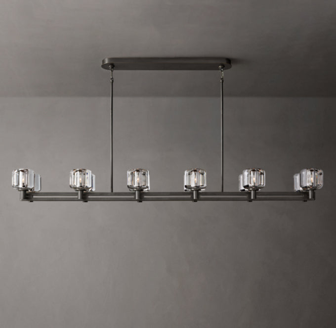 Demaret Double Linear Chandelier 72"