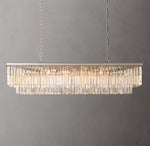 1920s Odeon Rectangular Chandelier 59"