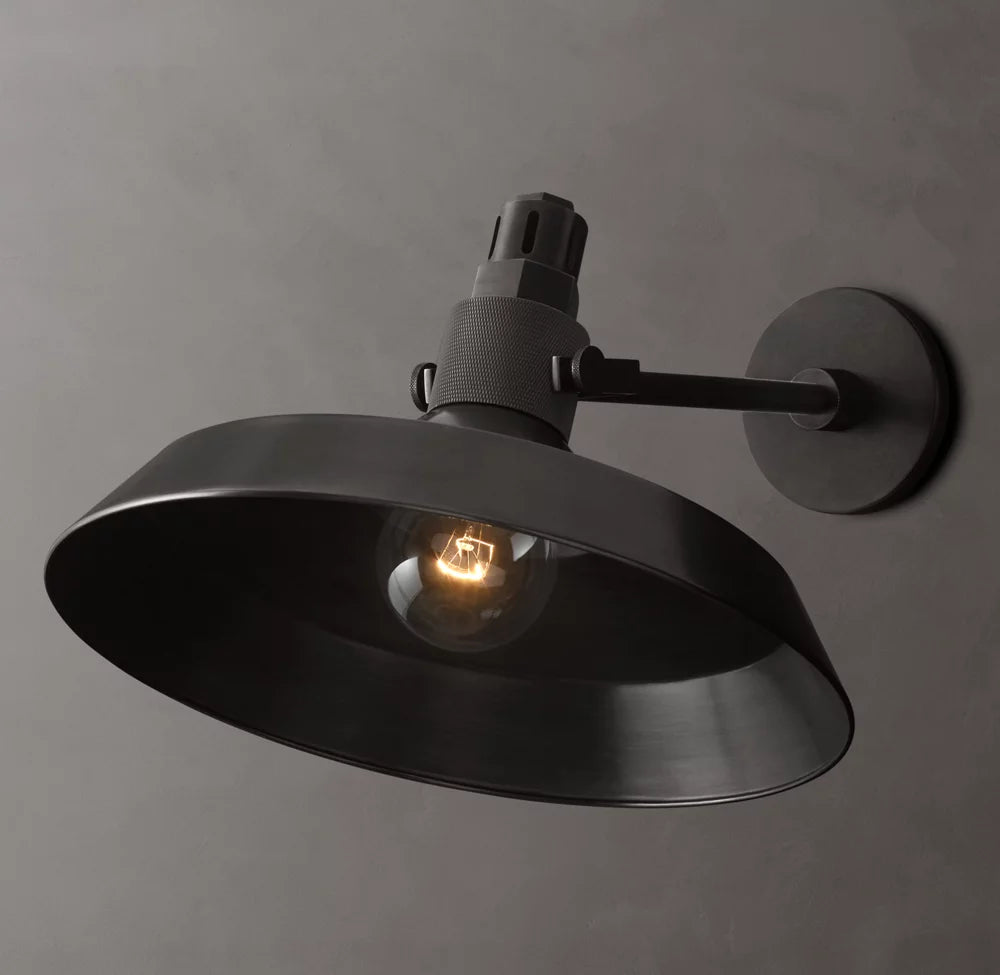 Condorcet Metal Shade Sconce