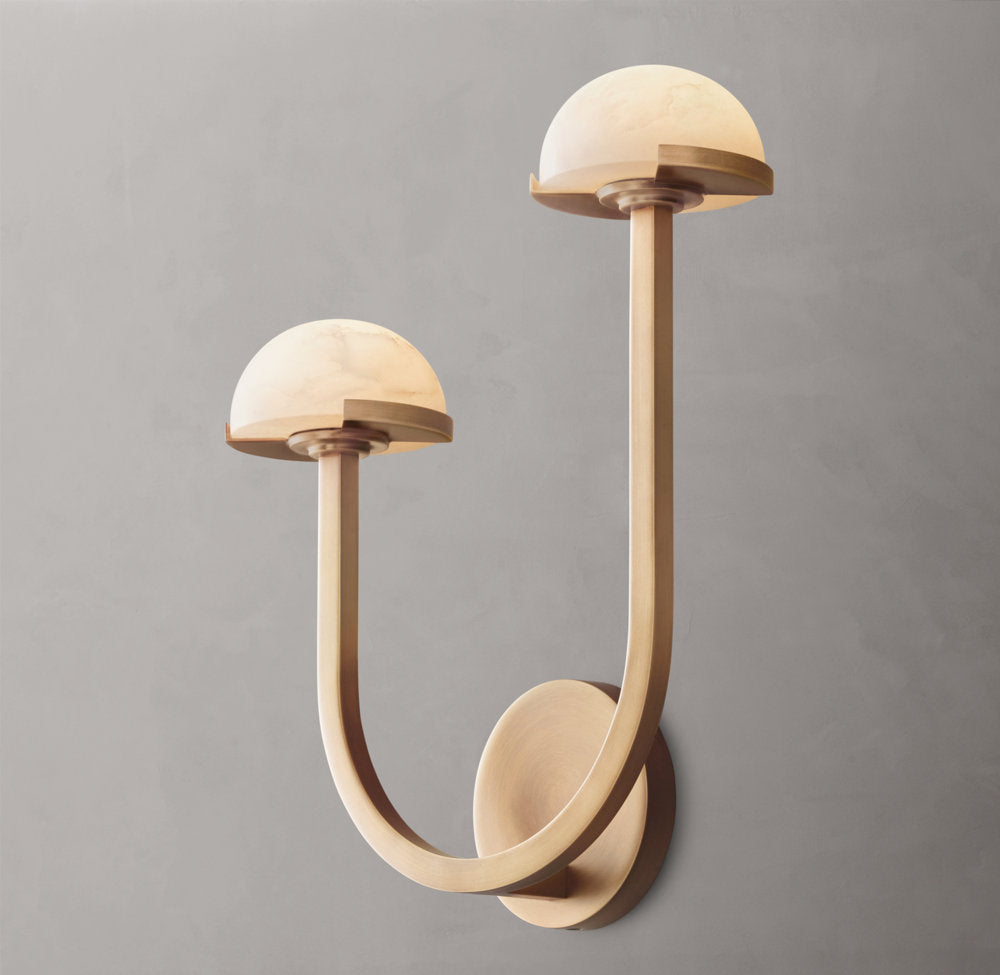 Pedra Double Sconce - Left