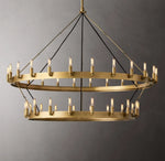 Camino Vintage Filament Two-Tier Chandelier 50"