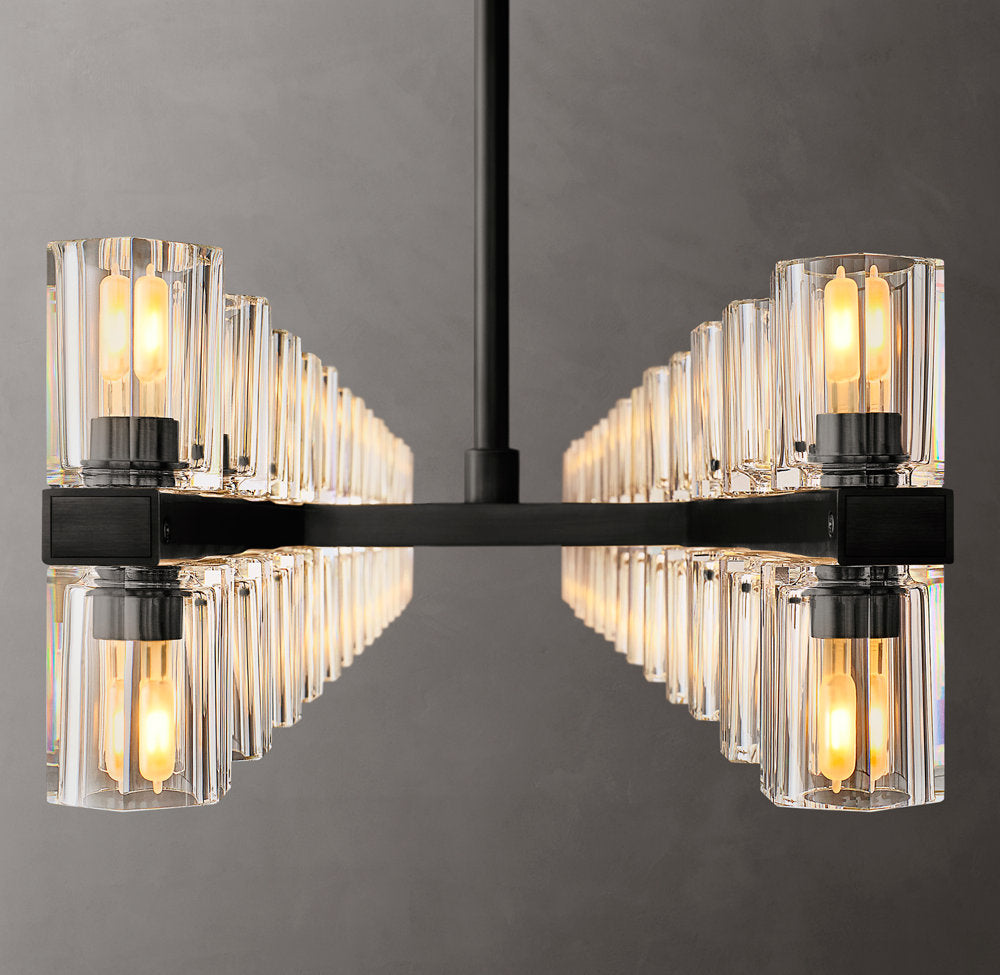 Arcachon LED Rectangular Chandelier 54"