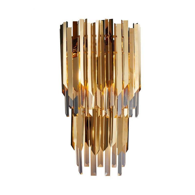Legance Gold Plated Crystal Wall Sconce