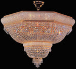 Entryway/ foyer crystal chandelier in gold plated finish