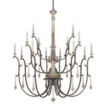Fixture Company Chateau French Oak Sixteen-Light Chandelier