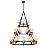 Bronze 24-Light Chandelier
