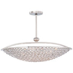 Magique Polished Nickel Ten-Light Bowl Pendant