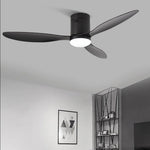 52 Inches Variable Frequency Three-color Dimming LED Ceiling Fan Light with Remote Control