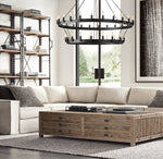 Camino Vintage Filament Two-Tier Chandelier 50"