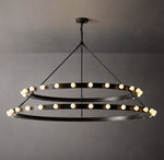 Vitoria Round Two Tiered Chandelier 60"