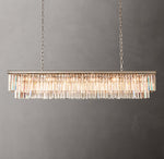 1920s Odeon Rectangular Chandelier 72"