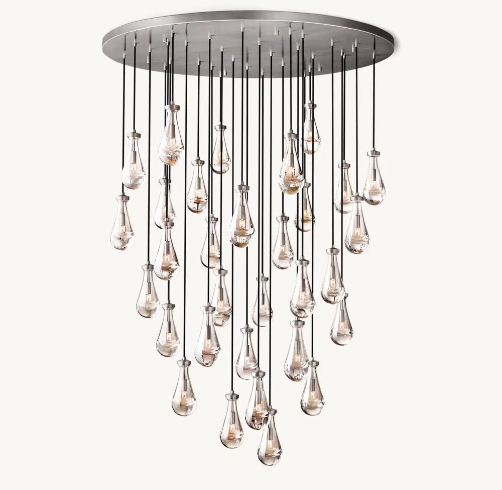 Rain Round Chandelier 60"