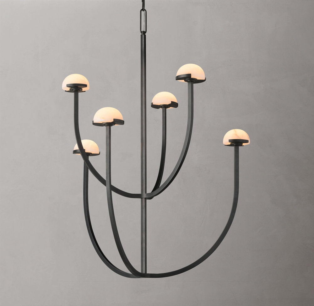 Pedra Round Chandelier 32"