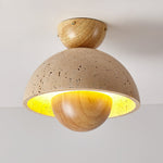 Nerio Travertine Ceiling Light