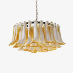 Petal Amber Murano Glass Chandelier