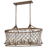 Vel Catena Arcadian Gold Eight-Light Island Pendant