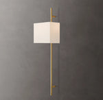 Vela Octagonal Bar Sconce - Rectangular Shade