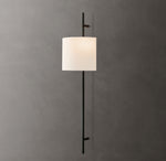 Vela Octagonal Bar Sconce - Round Shade