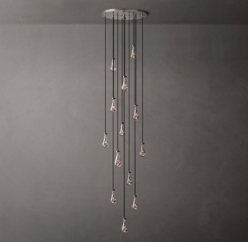 Rain Round Chandelier 36"