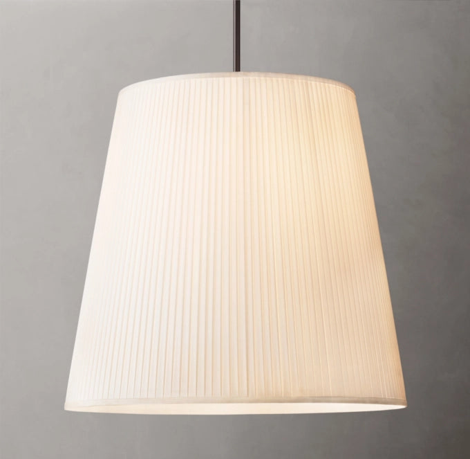 Reed?Pleated Barrel Pendant