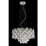 Chrome Nine-Light Pendant