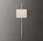 Vela Octagonal Bar Sconce - Rectangular Shade