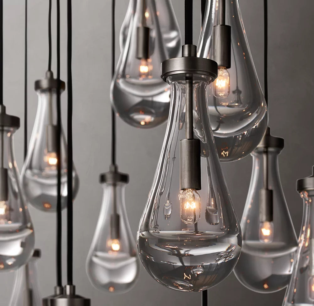 Rain Rectangular Chandelier 72"