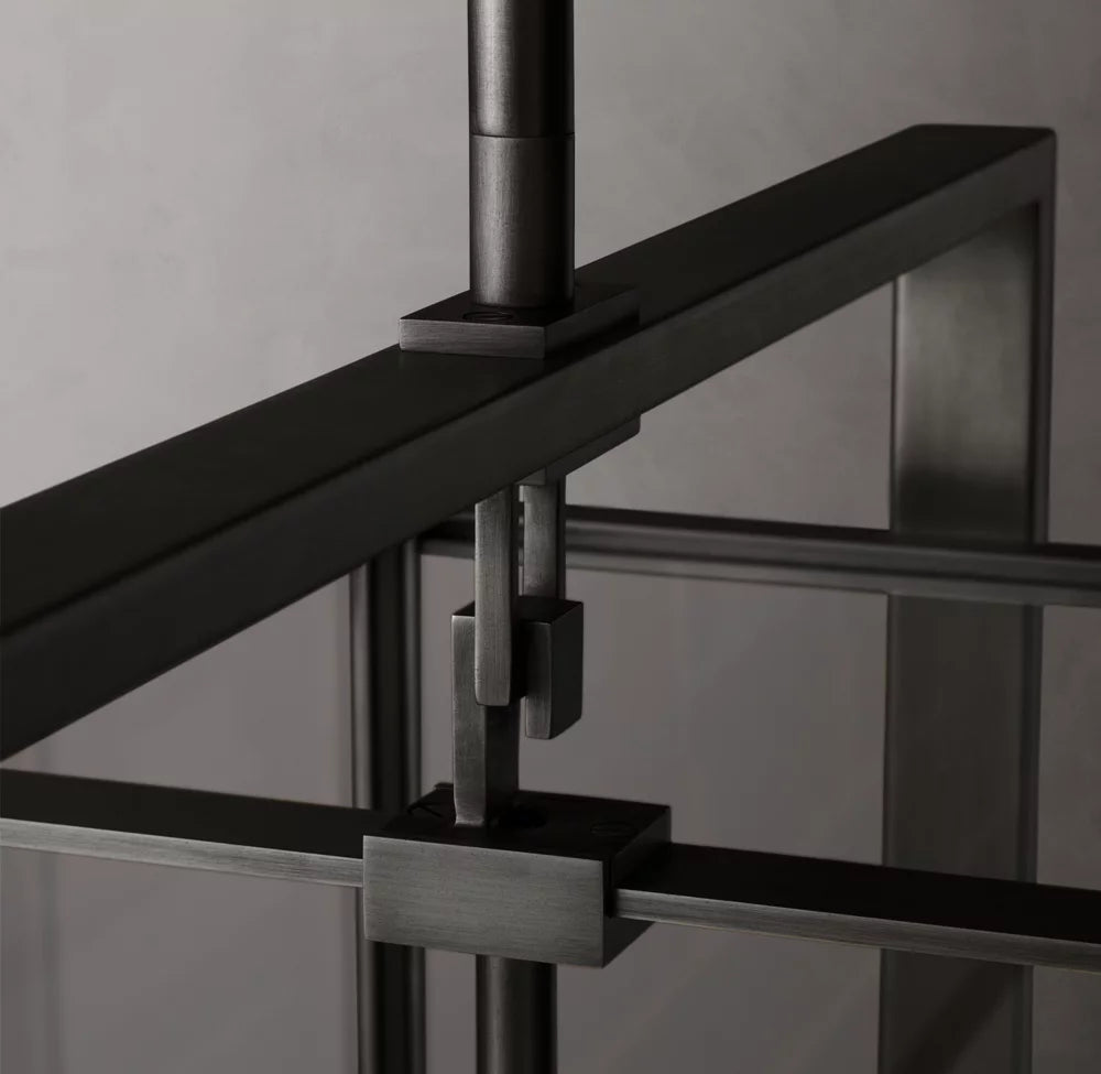 Beckman Rectangular Chandelier 72"