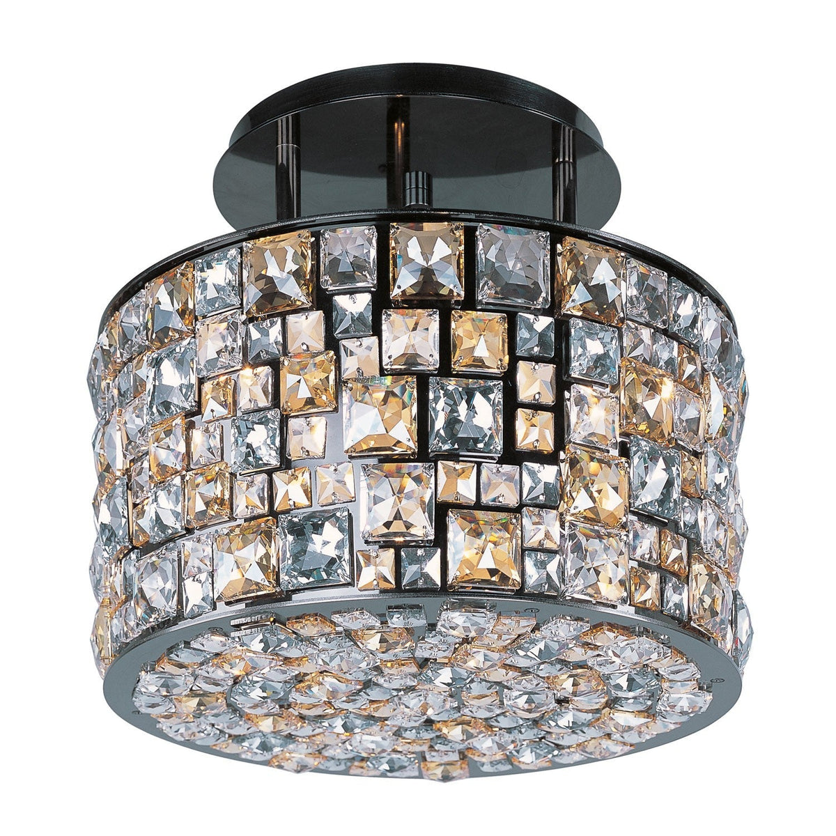 International Fifth Avenue Luster Bronze Six-Light Semi-Flushmount