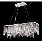 Chrome 26.5-Inch Wide Six-Light Pendant