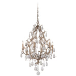 Amadeus Vienna Bronze Six-Light Chandelier with Italian Drops