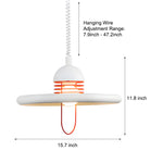 Minimalist Creative 3 Step Dimming Flying Saucer Nordic Pendant Lights