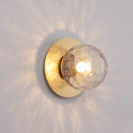 Round Glass Ball 12W LED Modern Wall Lamp Wall Sconce Lighting