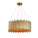 Modern minimalist atmosphere of the atmosphere iron ring chandeliers