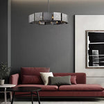 Stainless Steel Industrial Modern Ring Chandelier