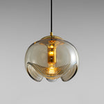 Retro Creative Electroplated Glass LED Modern Pendant Light Hanging Lamp