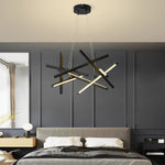 8-light Modern LED Sputnik Chandelier Stylish Island Lighting for Kitchen, Dining Room