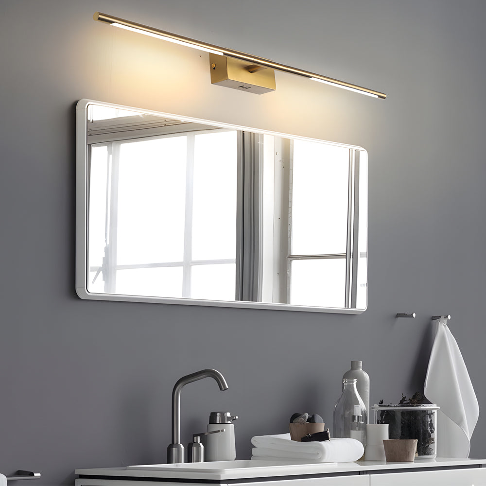 Modern Gold LED Bathroom Vanity Light??23.6" & 39.4", Warm & White Light for Stylish Illumination