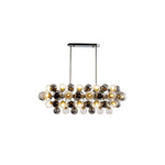 Multiple Glass Sphere Dining Room Chandelier