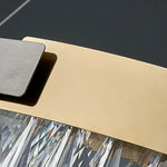 Siena Contemporary Crystal Light Fixture