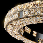 Bacci 2-Tier Crystal Chandelier Light