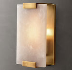 Hand-Carved Alabaster Sconce