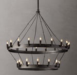 Camino Vintage Candelabra Two-Tier Chandelier 38"