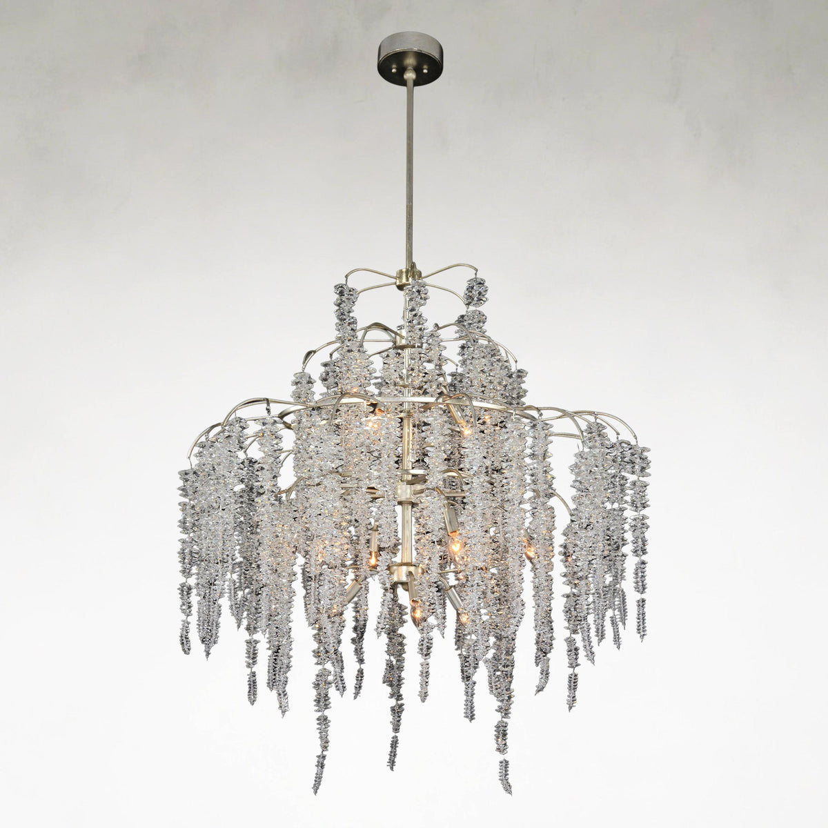 Tiered 12-Light Hanging Chandelier Ceiling Fixture