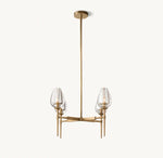 Tulip Round Chandelier 27"