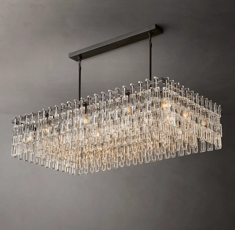 Marignan Rectangular Chandelier 60"